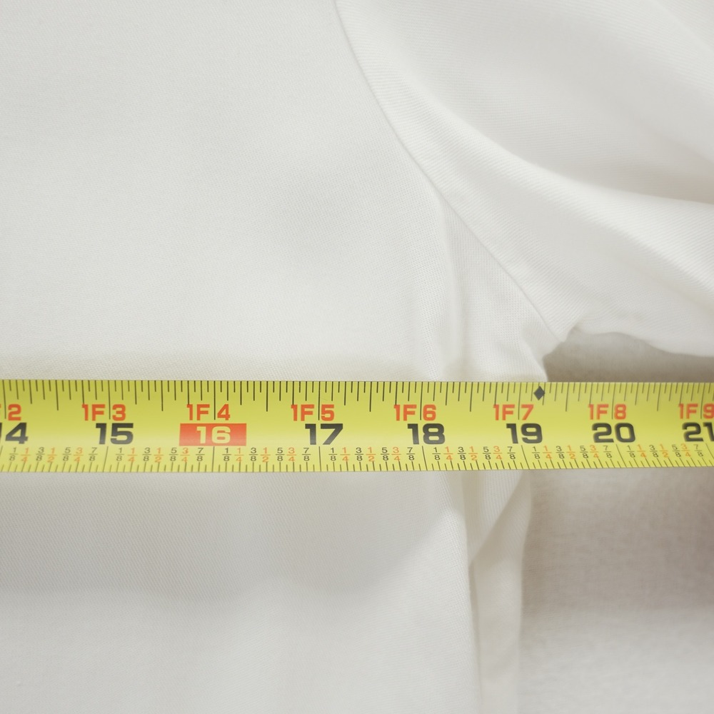 Bryn‎ Walker White Tencel Babydoll Tunic Top 3/4 Sleeve Made in USA Womens Small - Picture 4 of 10